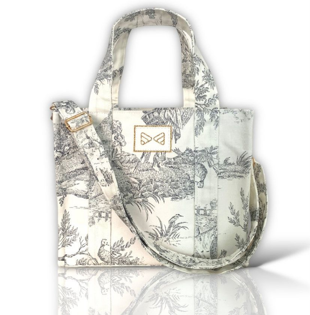 Cabas « Le Romantique » noir