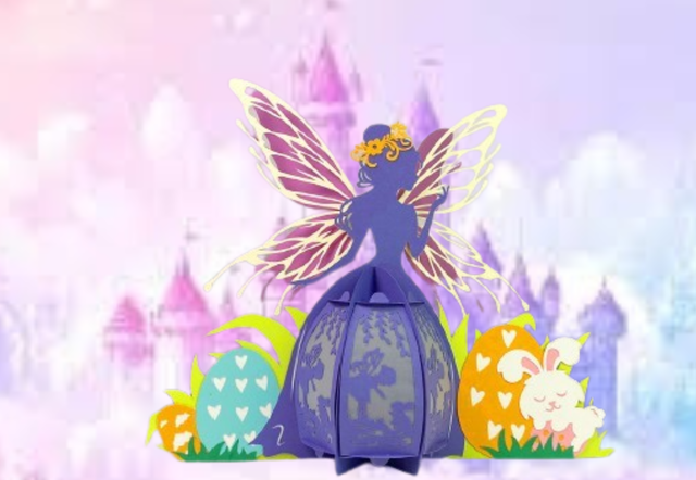 Lanterne Fée violette