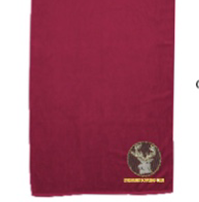 Club Crest Bowls Cloth (microfibre) - wine