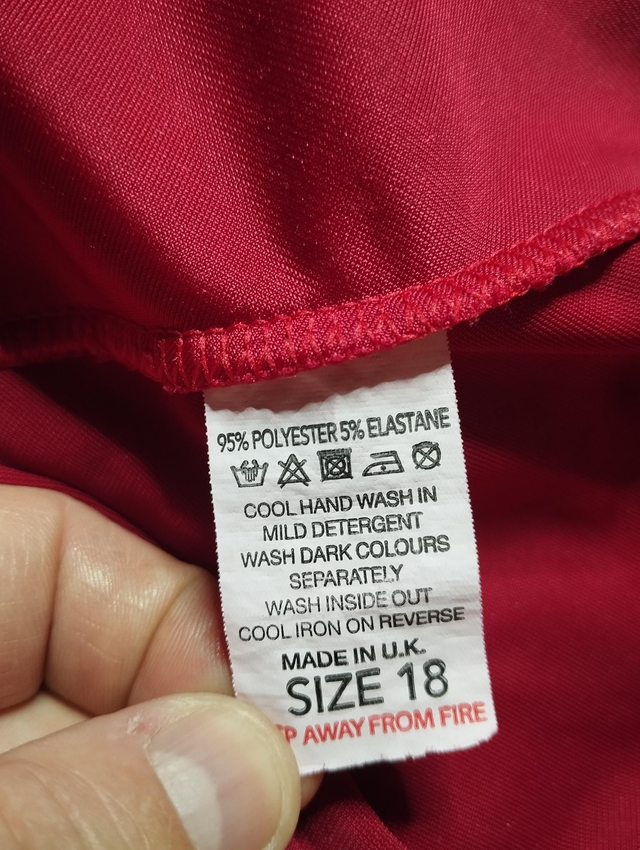 Robe Vintage chic Corolle Maddison 1950s velvet red T46/50