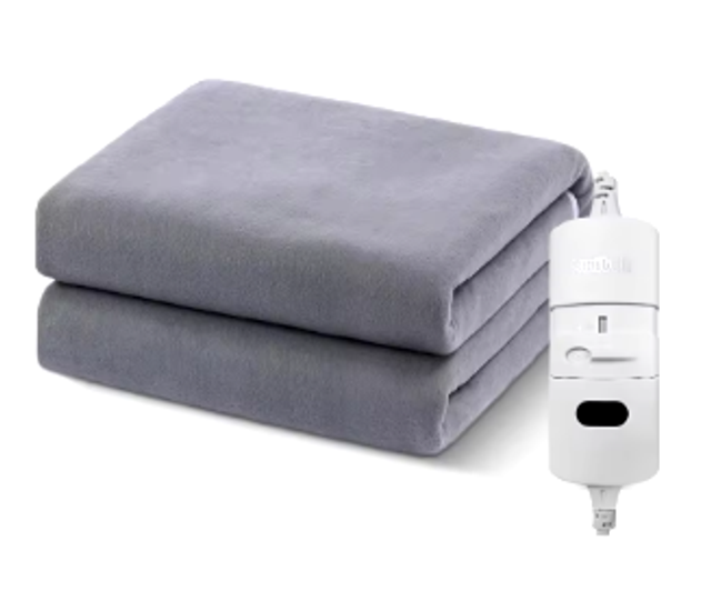 Luxe Elektrische deken 150x120cm - Grijs 