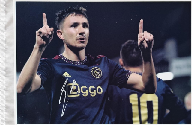 Gesigneerde Foto van Steven Berghuis met Certificaat