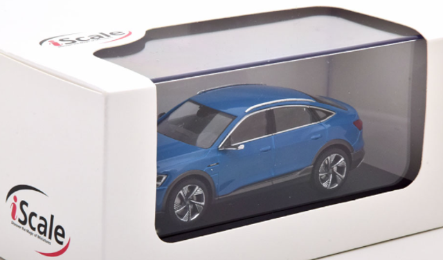 Audi e-tron Sportback 2020 blau  iScale 1:43 