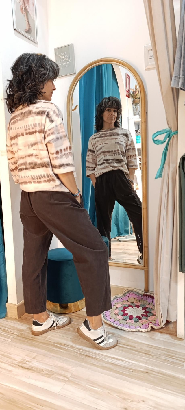 Camiseta punto con degradado