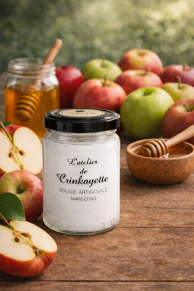 POMME MIEL BOUGIE 150g 