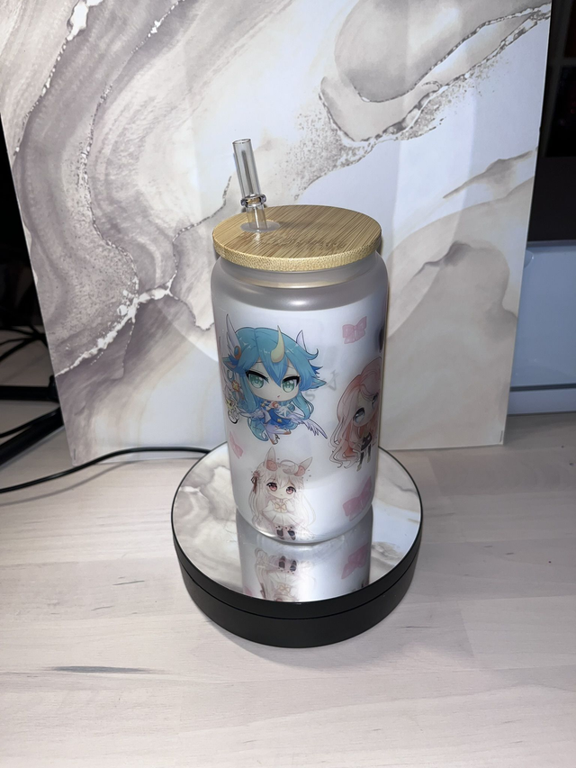 CANETTE SUBLIMATION MOTIF KAWAÎ CHIBI