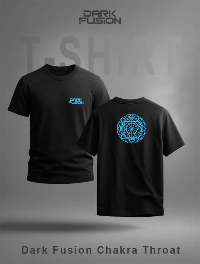 Dark Fusion Branded T-shirt Limited Edition Throat Chakra 