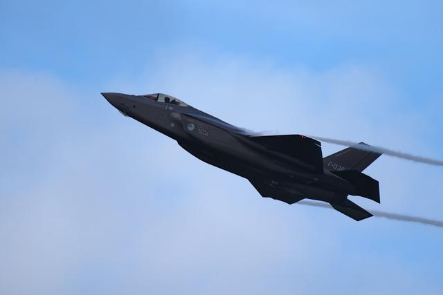 A4 Dutch F-35A Fighter Jet - Photoprint Unframed