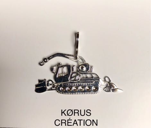 Pendentif Articulé Dameuse Pistenbully 