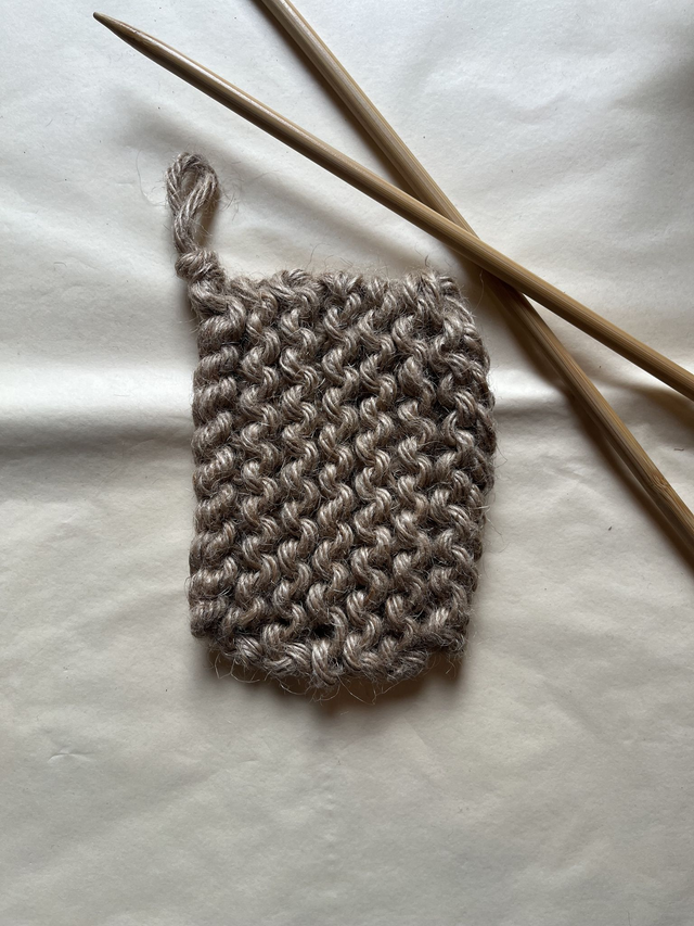 Eponge rugueuse en lin ou jute