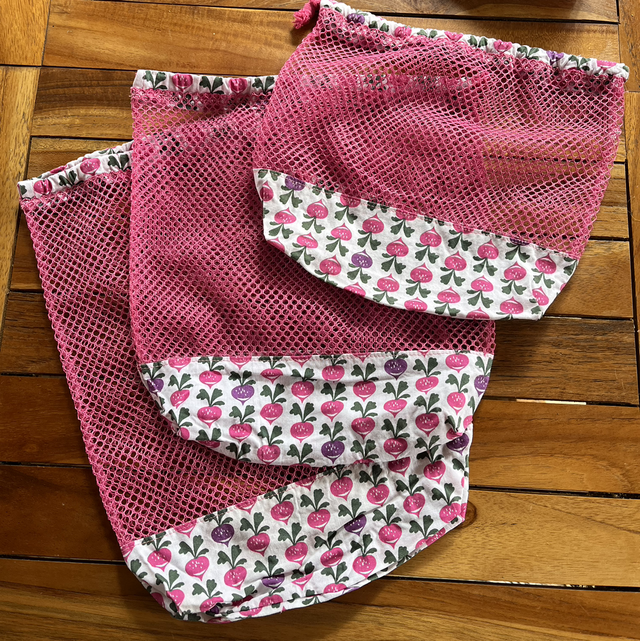 Lot de 3 sacs à légumes 