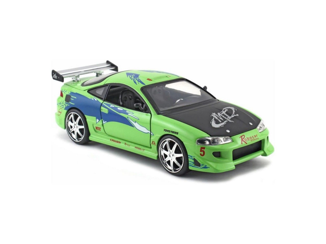 MITSUBISHI ECLIPSE BRIAN&#039;S GREEN FF 1995 Jada 97603 1/24