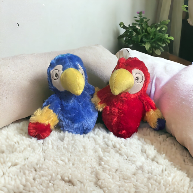 Soft Squeaky Parrot