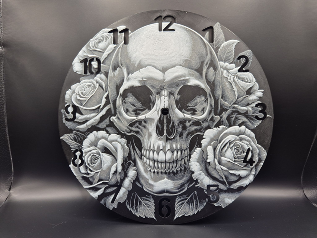 Skull with Roses