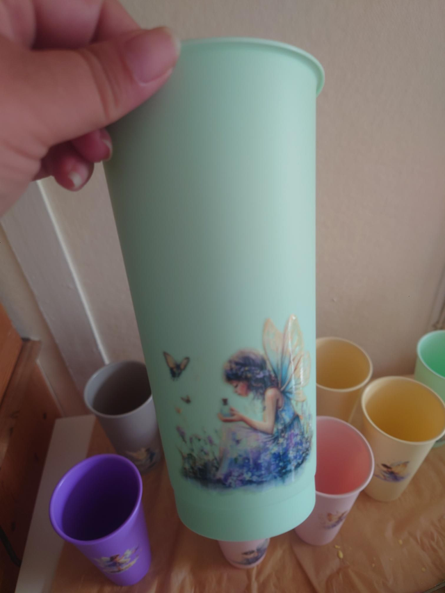 Mint Green Fairy Cold Cup 