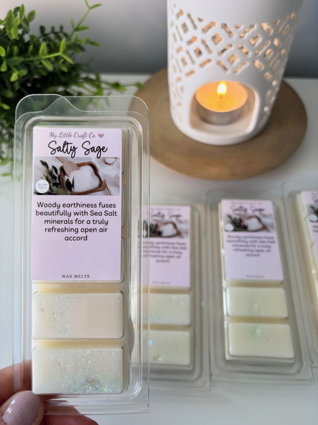 Salty Sage - Snap Bar Wax Melts