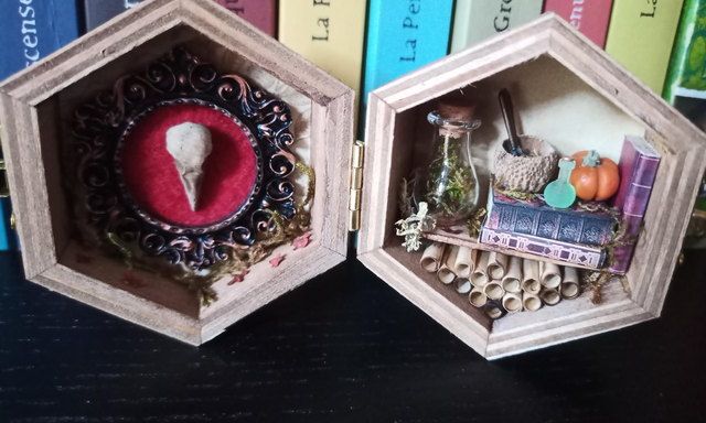 Petite boîte hexagonale 