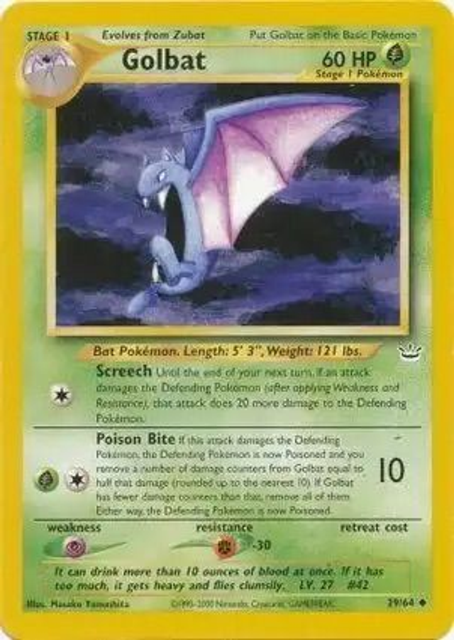 Golbat - 29/64 (Neo Revelations Unlimited)