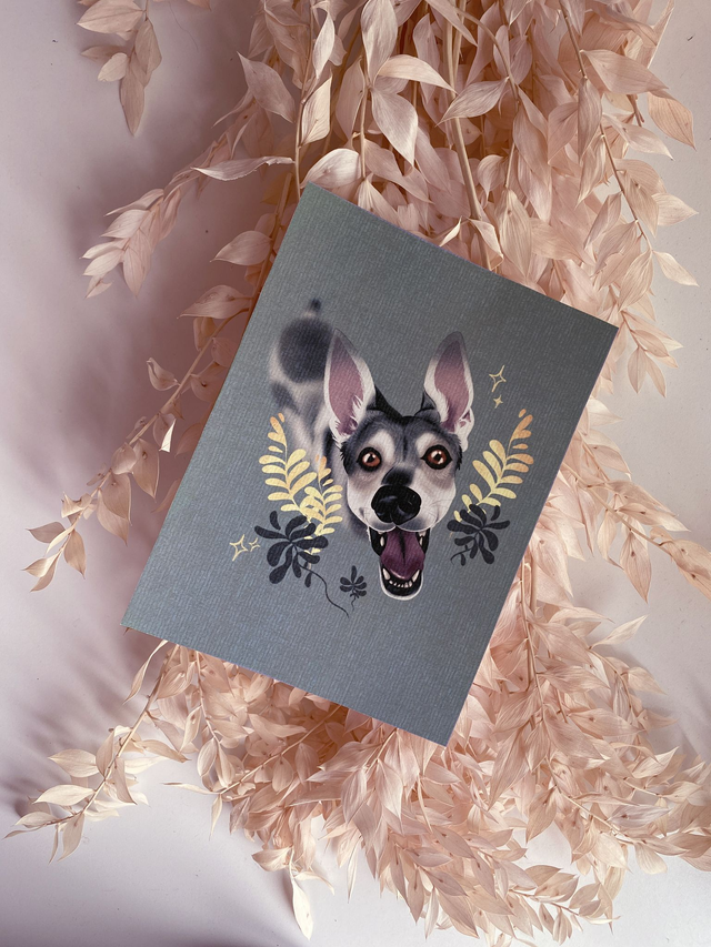 Ilustración personalizada mascota