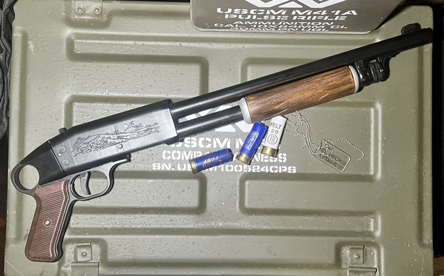 USCM Ithaca M37 Hicks shotgun