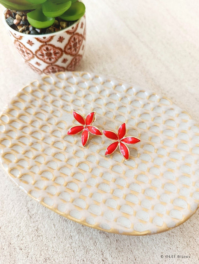 Boucles d&#039;oreilles FLORA