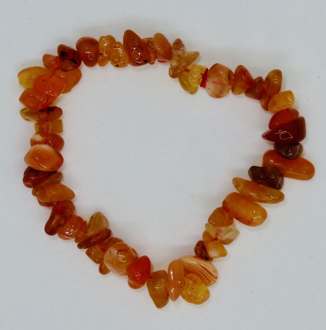 Bracelet baroque en Cornaline