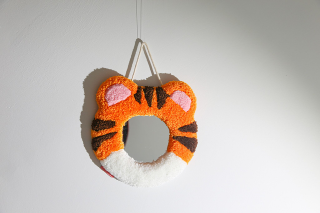 TheTIGER - Animal Wall Mirror Hanging Art Tiger Lover Gift