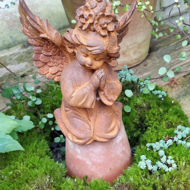 Ange Endormi En Fonte