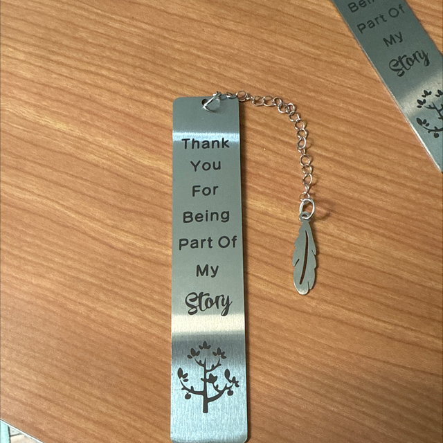 Thank you for being part of my story bookmark