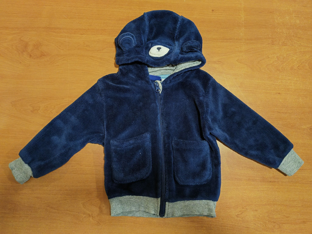 Veste bleu ours 2 ans
