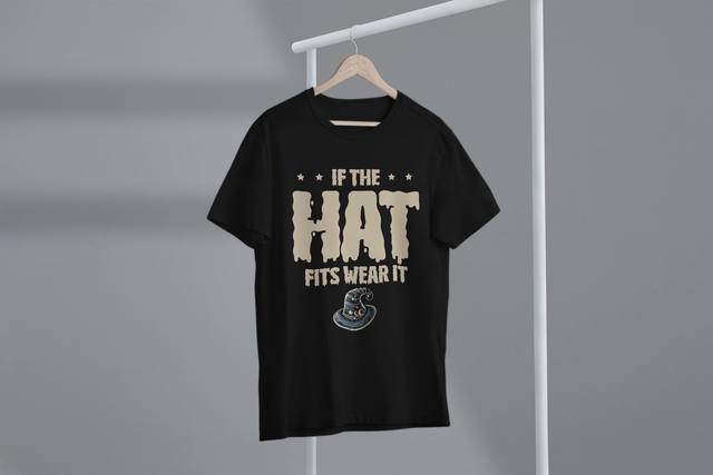 If the Hat Fits Wear It, Witch Fashion, Halloween Style
Wenn der Hut passt, tragen Sie ihn, Hexenmode, Halloween-Stil