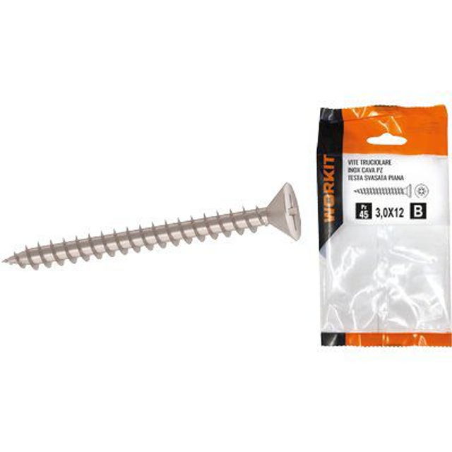 VITE TRUCIOLARE TSP INOX FILETTO INTERO SELF 