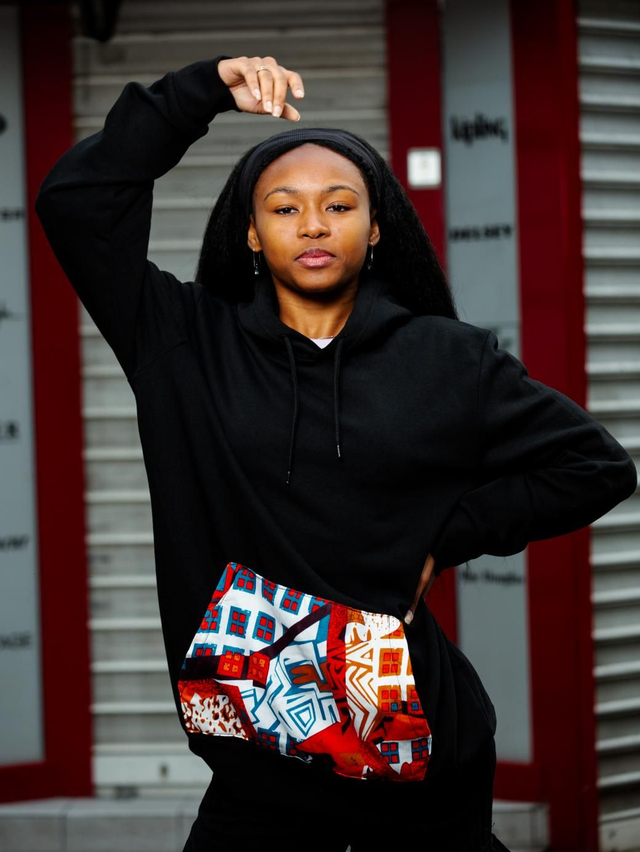 Sweat capuche noir