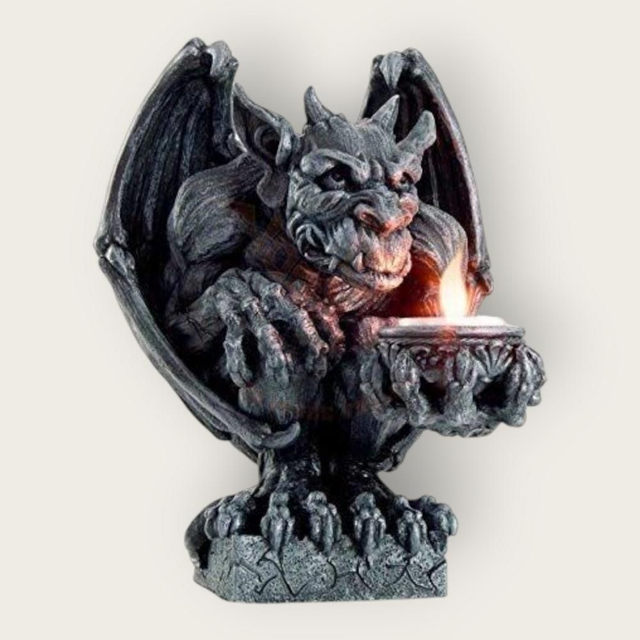 Gargouille porte-bougie