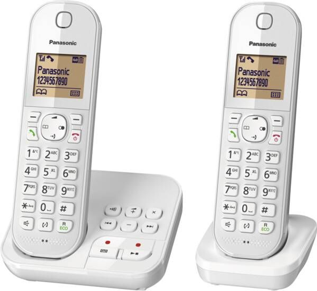 Panasonic Telekom Festnetz-Telefon KX-TGC422GW Weiss