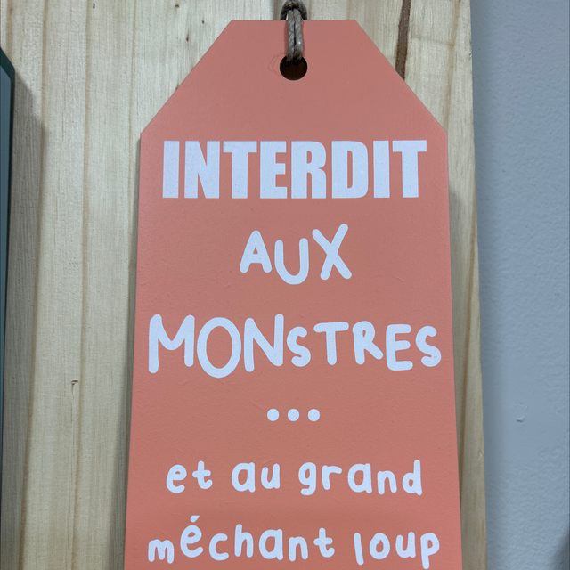 interdit aux monstres