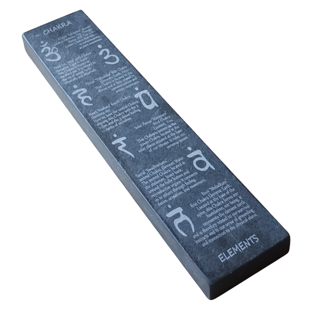 Inspirational Slate - List of Seven Chakras