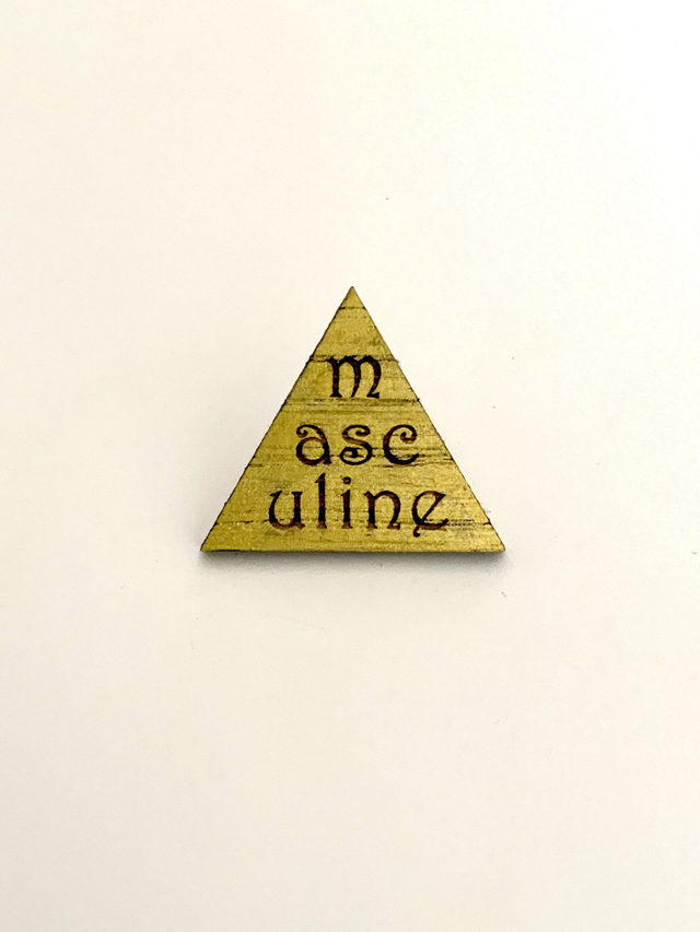 Pin’s « masculine »