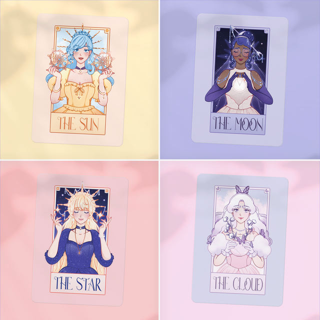 Prints A5 TAROTS CÉLESTES #1