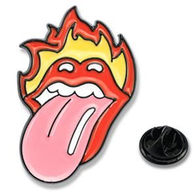 Pin's baiser flamme