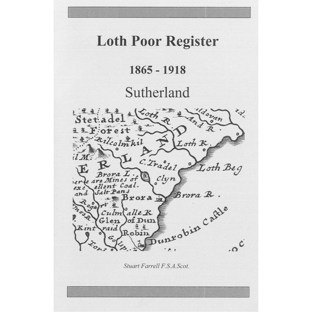 Loth, Sutherland Poor Register 1865-1918