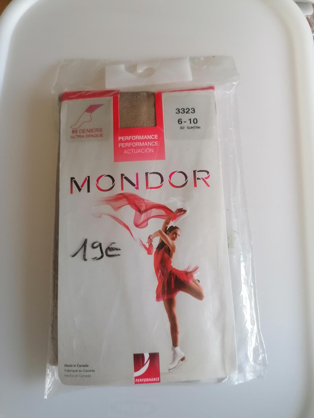 1 paire de collant Mondor sans pied 6/10ans
