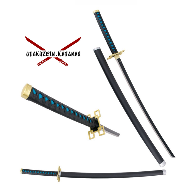 Katana S0286 de Demon Slayer empuñada por Tokitou Muichirou réplica no oficial de 40 cm