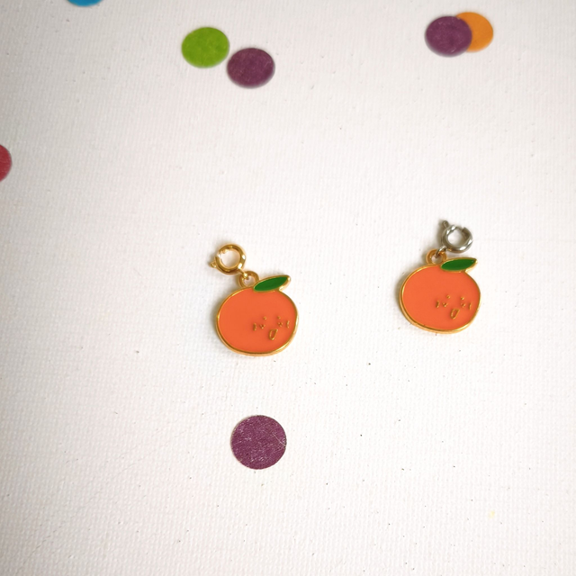 Charm’s Carnaval orange – interchangeable – Bijou personnalisable