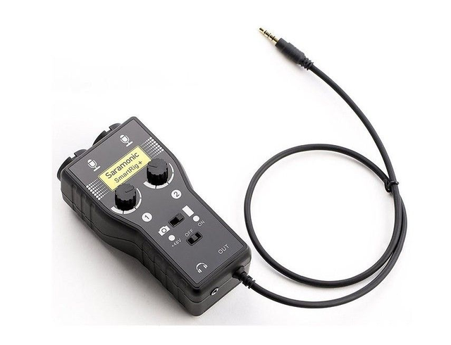 Saramonic SmartRig+, minimixer XLR/tele till 3,5 mm TSSR