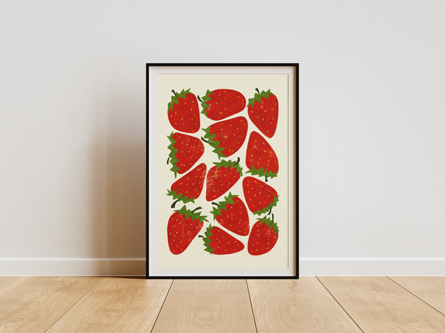 Strawberries Print