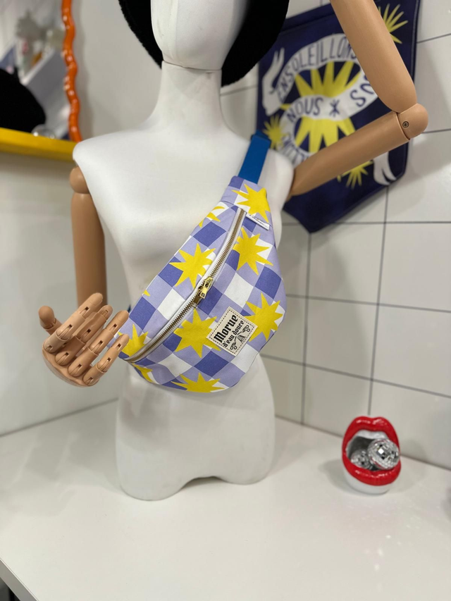 sac banane M soleil Vichy (collab X aliboron)