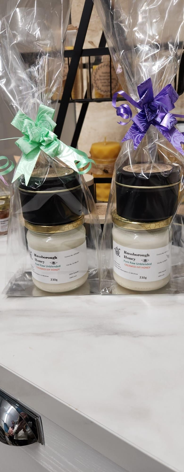 Soft-Set Honey &amp; Tin Candle Gift Set