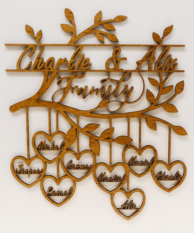 Arbre familial personnalisable