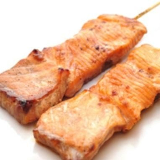 Brochettes saumon ×2